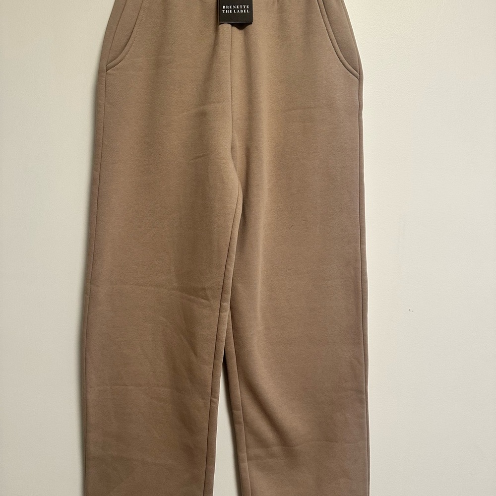 Brunette The Label Fawn Straight-Leg Jogger
